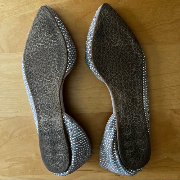 Steve Madden Elizza Pointed Toe Sparkle Flats - Size 7.5 - Picture 4 of 5